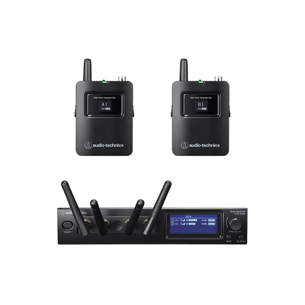 Main product image for Audio Technica ATW-1421 System 20 PRO Receiver with two Body-Packs240-5751